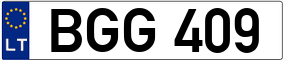 Truck License Plate